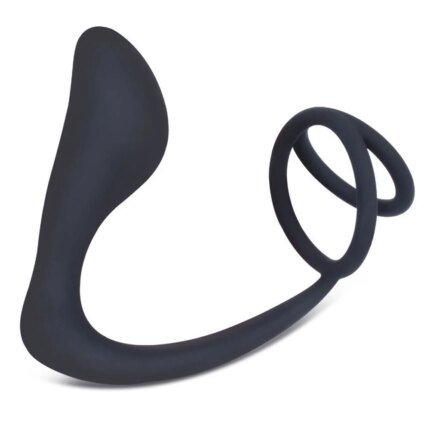 Silicone Penis Ring Stimulator Delay Ejaculation Cock Ring Male Prostate Massager Anal Plug Sex Toys for Men Gay