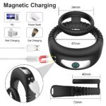 Vibrating Cock Ring for Men Ejaculation Delay Penis Ring Vibrator Silicone Chastity Cage Clitoris Stimulator Sex Toy for Couples - Image 6
