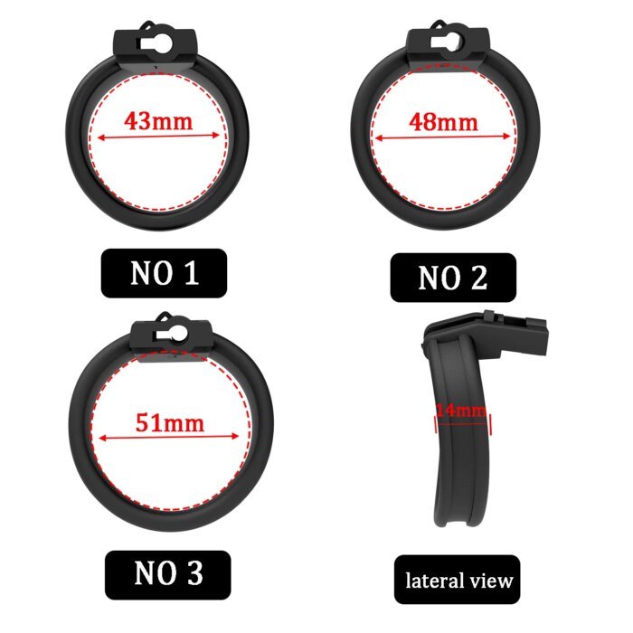 Double Lock Cock Cage,Penis Rings,Chastity Lock,Male Chastity Device,Restraints Penis Cage,Adult Sex Toys For Man Gay 18+ - Image 6