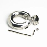 Custom Size+19 Sizes Stainless Steel Scrotum Pendant Penis Cock Ring Restraint Chastity Device Testicle Penis Training  BB2-80 - Image 4