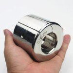 20 Sizes Stainless Steel Scrotum Pendant Ball Stretcher Testis Weight Penis Restraint Loop Cock Rings Sex Toys for Men BB2-205 - Image 4