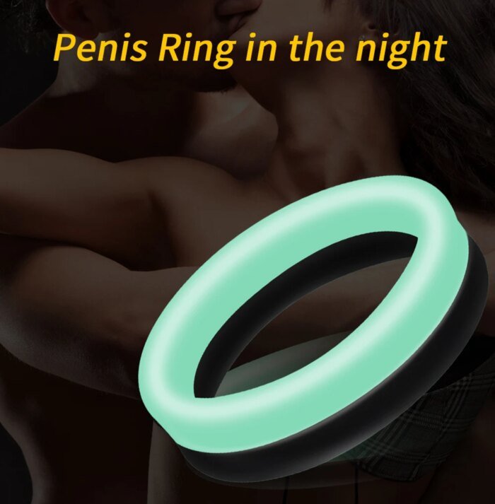 Silicone Penis Ring Male Cock Ring Lock Delay Ejaculation Ball Stretcher Adult Sex Toys For Men Cockring chastity nillo pene - Image 6