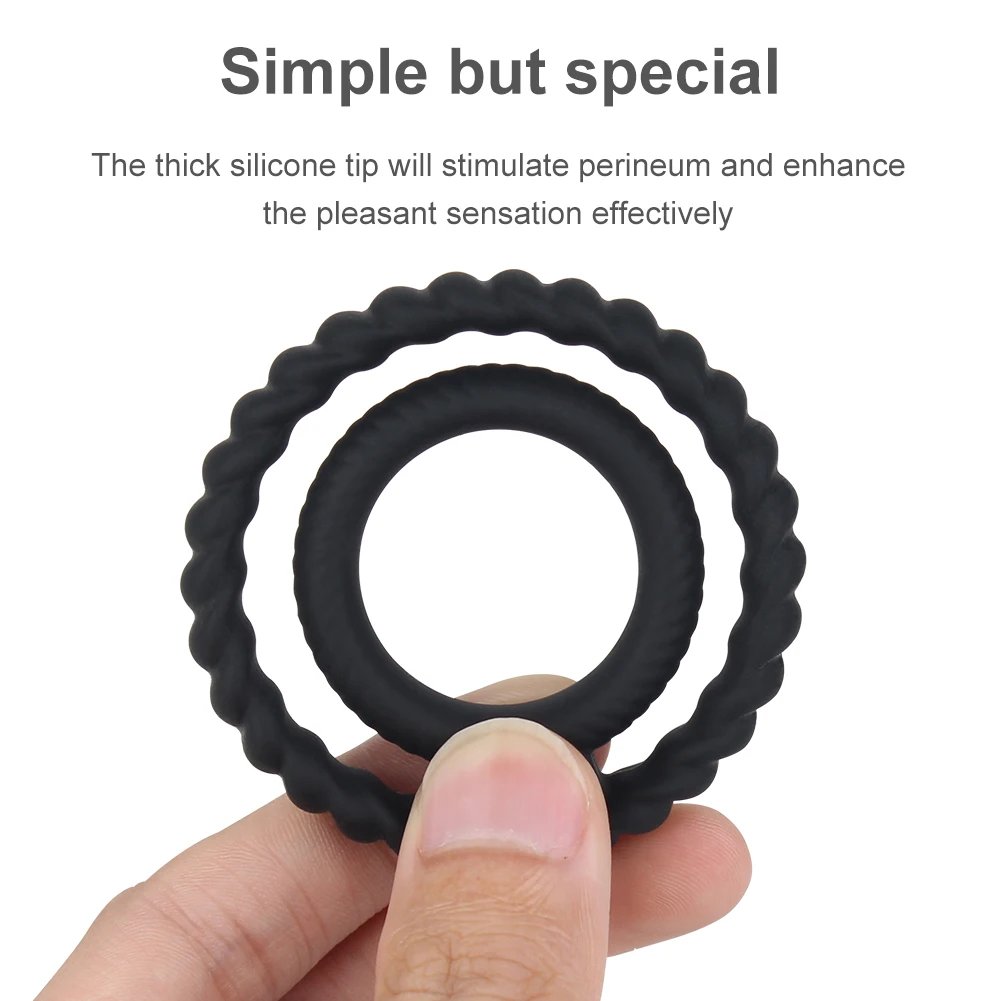 Silicone Penis Ring Male Cock Ring Lock Delay Ejaculation Ball Stretcher Adult Sex Toys For Men Cockring chastity nillo pene Silicone Penis Ring Male Cock Ring Lock Delay Ejaculation Ball Stretcher Adult Sex Toys For Men Cockring chastity nillo pene