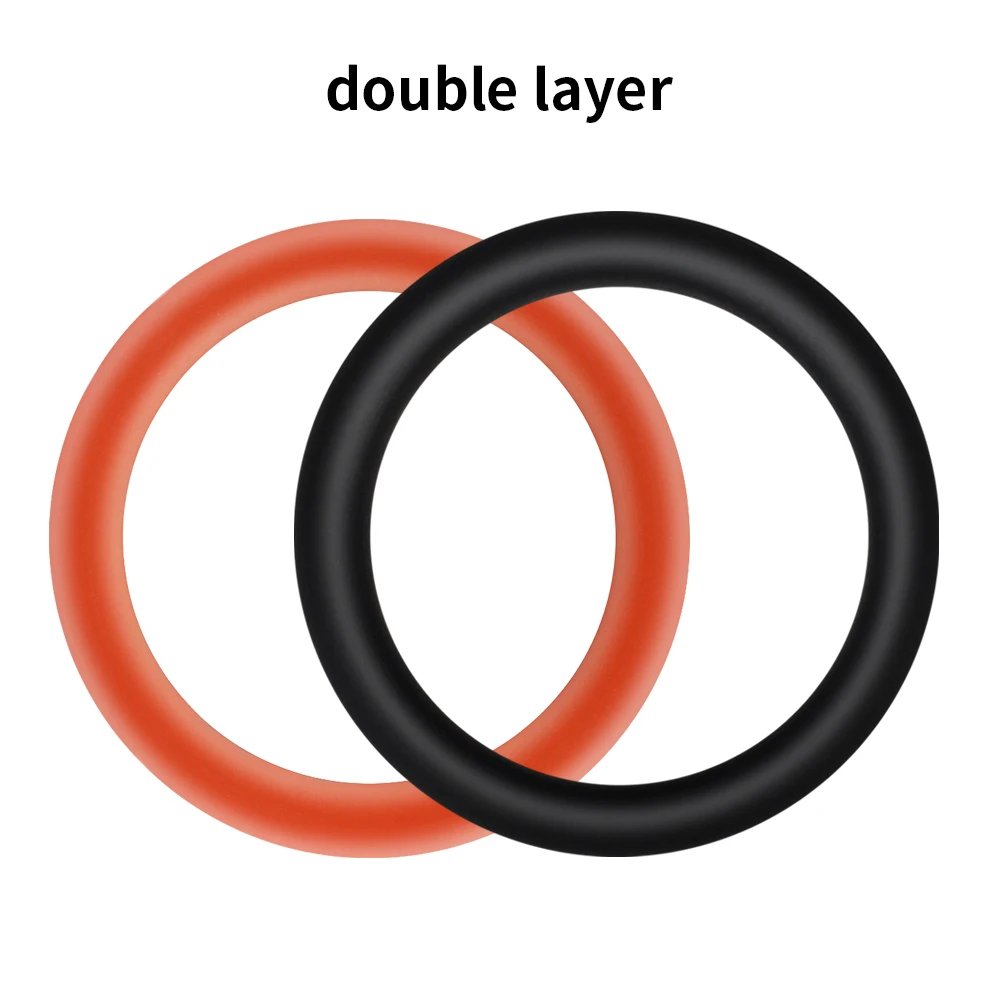 Silicone Penis Ring Male Cock Ring Lock Delay Ejaculation Ball Stretcher Adult Sex Toys For Men Cockring chastity nillo pene