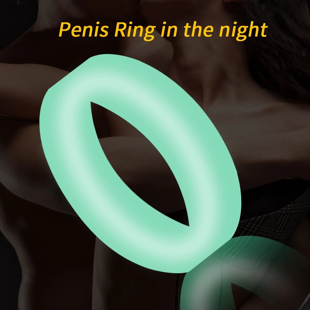 Silicone Penis Ring Male Cock Ring Lock Delay Ejaculation Ball Stretcher Adult Sex Toys For Men Cockring chastity nillo pene