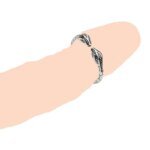 Stainless Steel Penis Cock Ring Set Head Glans With Pressure Delay Time Erection Penis Ball Lock Cock Ring Male Sex Toy Man - Image 2