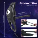 Vibrating Cock Ring for Men Ejaculation Delay Penis Ring Penis Vibrator Clitoris Stimulator Chastity Cage Sex Toy for Couples - Image 6