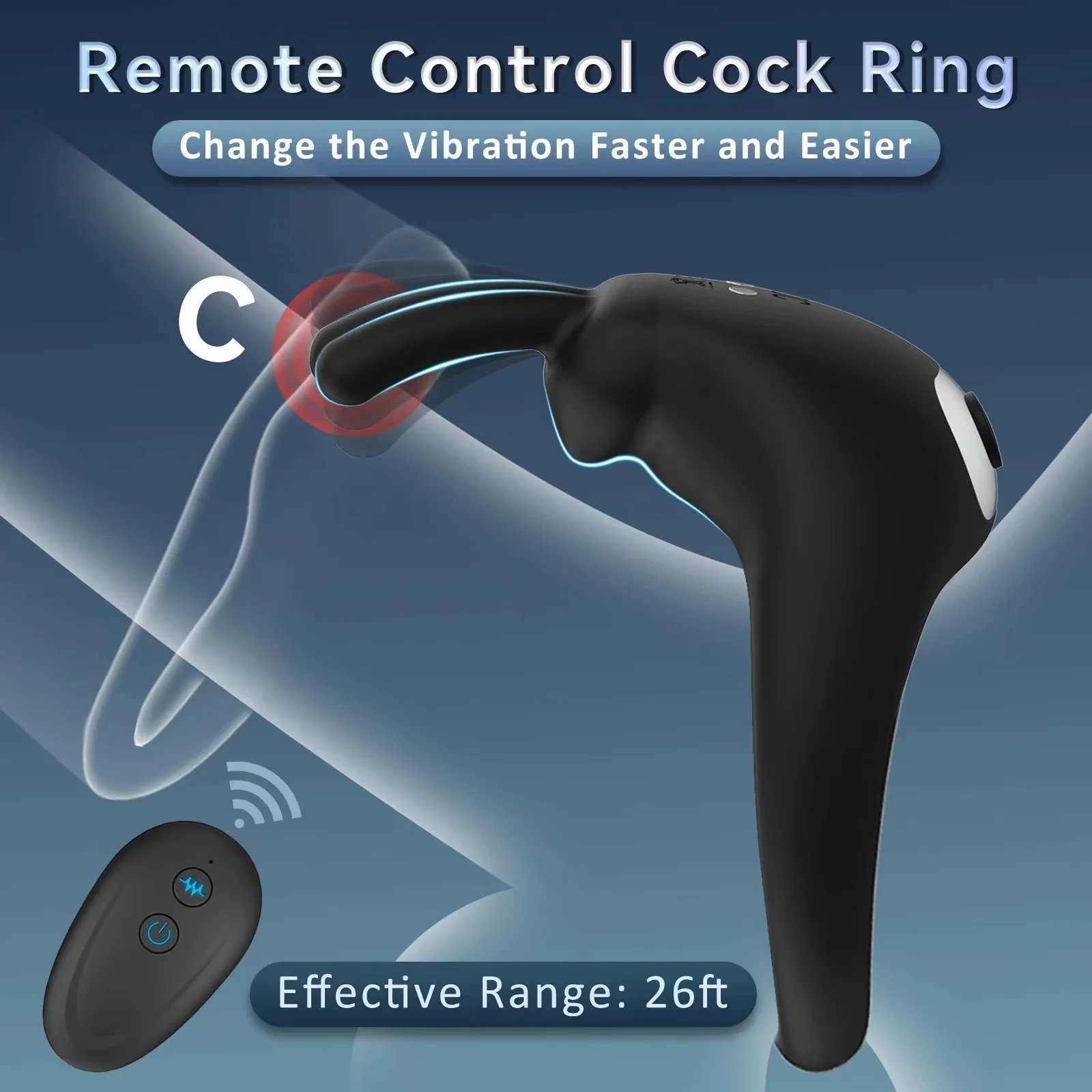 Penis Ring Vibrator Wireless Remote Control Clitoris Stimulation Delay Ejaculation Enlargement Erection For Men Penis Ring Vibrator Wireless Remote Control Clitoris Stimulation Delay Ejaculation Enlargement Erection For Men