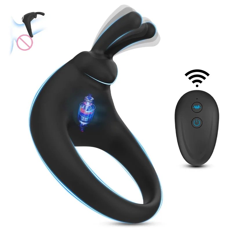 Penis Ring Vibrator Wireless Remote Control Clitoris Stimulation Delay Ejaculation Enlargement Erection For Men Penis Ring Vibrator Wireless Remote Control Clitoris Stimulation Delay Ejaculation Enlargement Erection For Men