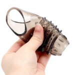 Male Silicone Cock Ring Delay Ejaculation Stronger Erection Sex Toys Adult Supplies Linen Nozzle Ring Cock Sex Toys For Men Gay - Image 4