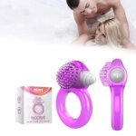 Vibrating Cock Ring Clitoral Stimulator Strong Penis Erect Cock Ring Cage Erection Enhance Delay Ejaculation Sex Toys For Men - Image 5