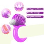 Vibrating Cock Ring Clitoral Stimulator Strong Penis Erect Cock Ring Cage Erection Enhance Delay Ejaculation Sex Toys For Men - Image 2