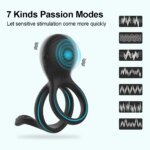 Wireless Remote Control Cockring Vibrator Clitoris Stimulation Sleeve for Penis Ring  Sex Toys for Men Male Chastity Cock Rings - Image 3