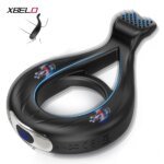 APP Remote Control Vibrating Cock Ring Penis Ring for Men Ejaculation Delay Chastity Cage Clit Stimulator Sex Toy for Men 18+