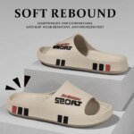 Summer Men Sport Style Slippers Soft Sole Bathroom Anti-slip Outdoor Wear-resistant Beach Fashion Leisure Flat Home Shoes Couple - Image 4