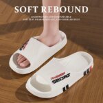 Summer Men Sport Style Slippers Soft Sole Bathroom Anti-slip Outdoor Wear-resistant Beach Fashion Leisure Flat Home Shoes Couple - Image 3