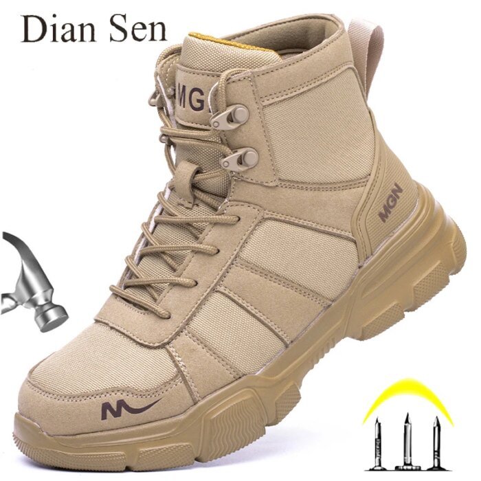 Work Boots Indestructible Safety Shoes Men Steel Toe Shoes Puncture-Proof Sneakers Women Non Slip Work Shoes Male Tactical Boots - Image 1