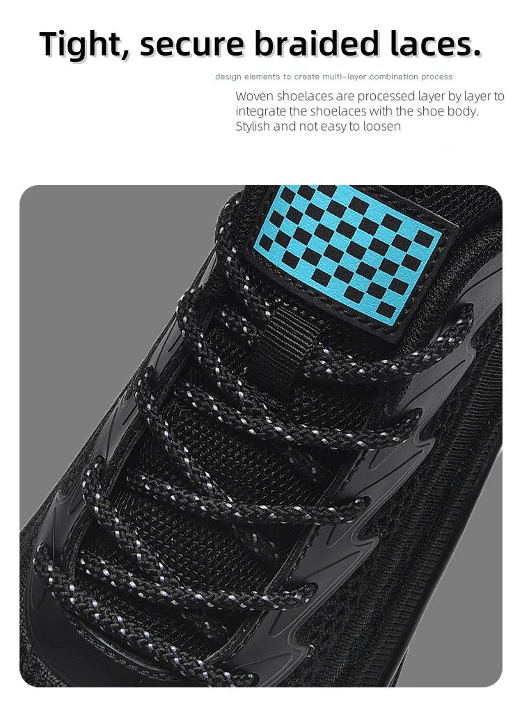 Spring and Autumn New Men's Casual Air Cushion Running Shoes Lightweight Mesh Casual Shoes Anti-Slip Shock Absorbing Sports Shoe