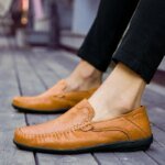 Genuine Leather Men Shoes Casual Italian Mens Loafers Moccasins Luxury Brand Formal Slip on Male Boat Shoes Zapatos De Hombre - Image 6
