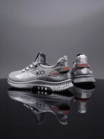Beijing Men's Cloth oes Anti-Slip Breathable Me Soft Bot Casual Sports Work oes round Toe Flat Heel Lightweight - Image 4