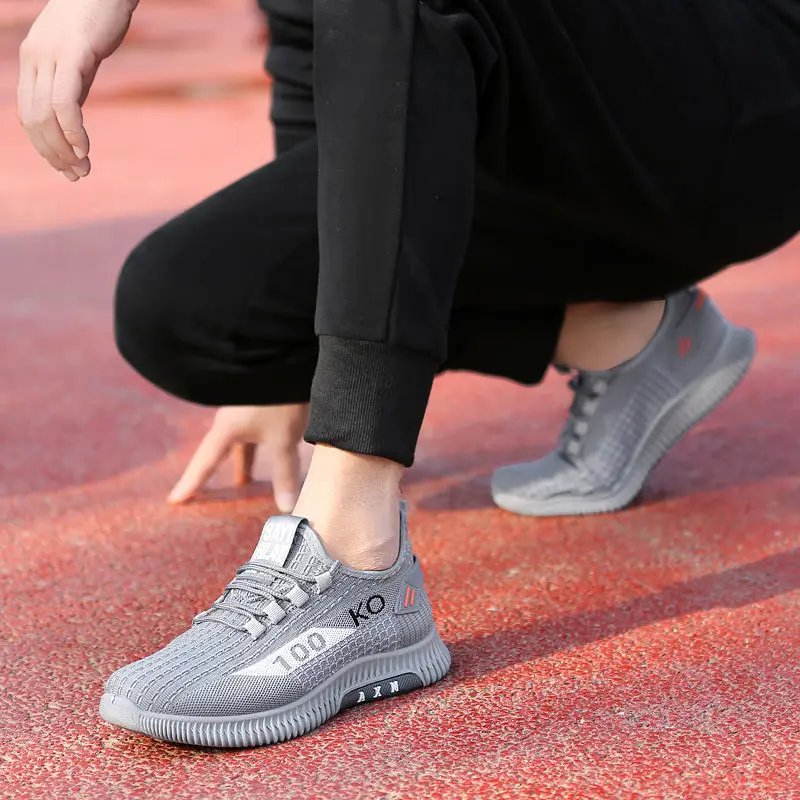 Beijing Men's Cloth oes Anti-Slip Breathable Me Soft Bot Casual Sports Work oes round Toe Flat Heel Lightweight