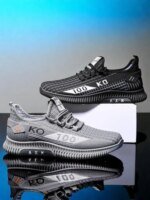 Beijing Men's Cloth oes Anti-Slip Breathable Me Soft Bot Casual Sports Work oes round Toe Flat Heel Lightweight - Image 3