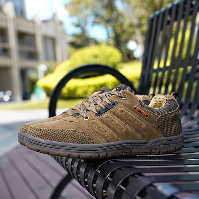 New Arrival Classics Style Men Hiking Shoes Lace Up Men Sport Shoes Wear-resistant Outdoor Jogging Trekking Sneakers Camping - Image 6