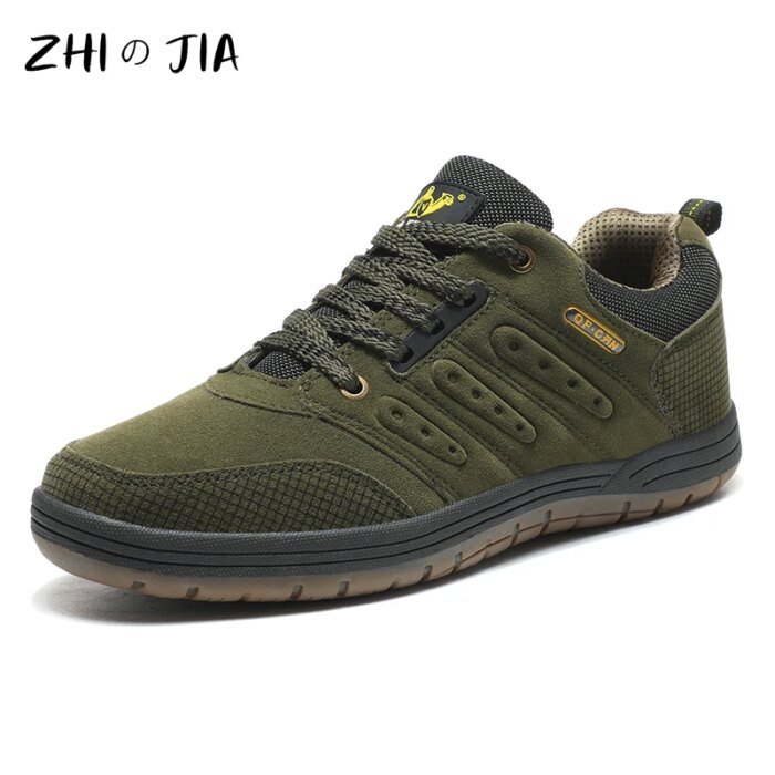 New Arrival Classics Style Men Hiking Shoes Lace Up Men Sport Shoes Wear-resistant Outdoor Jogging Trekking Sneakers Camping - Image 1