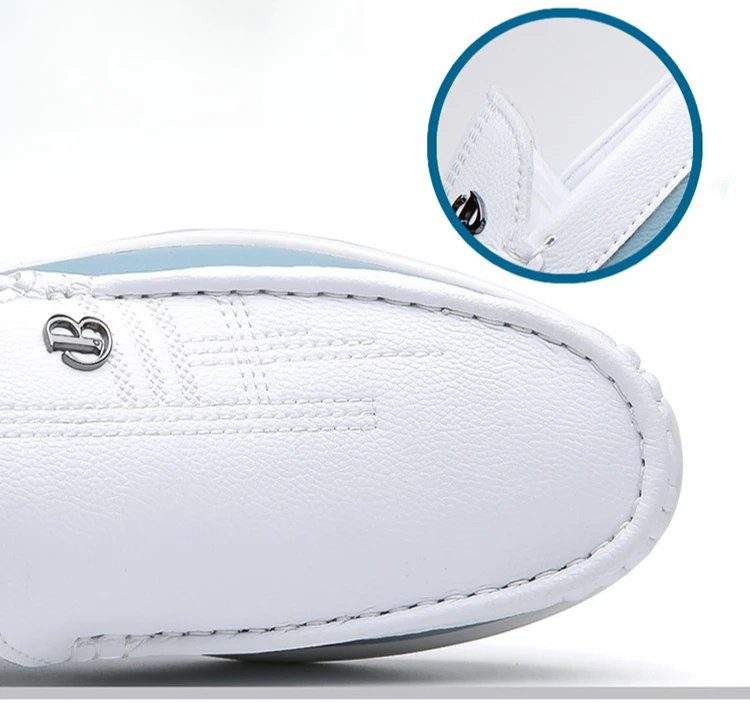 Men Cow Leather Casual Shoes Breathable White Sneakers Fashion Driving Walking Tennis Shoes for Male Flats Luxury Designer Shoes Men Cow Leather Casual Shoes Breathable White Sneakers Fashion Driving Walking Tennis Shoes for Male Flats Luxury Designer Shoes