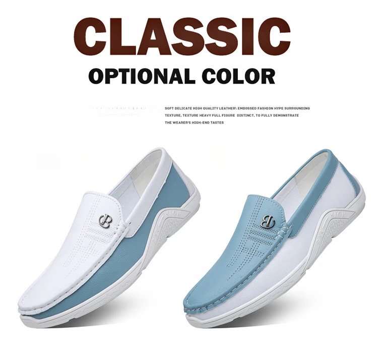 Men Cow Leather Casual Shoes Breathable White Sneakers Fashion Driving Walking Tennis Shoes for Male Flats Luxury Designer Shoes Men Cow Leather Casual Shoes Breathable White Sneakers Fashion Driving Walking Tennis Shoes for Male Flats Luxury Designer Shoes