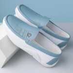 Men Cow Leather Casual Shoes Breathable White Sneakers Fashion Driving Walking Tennis Shoes for Male Flats Luxury Designer Shoes - Image 2