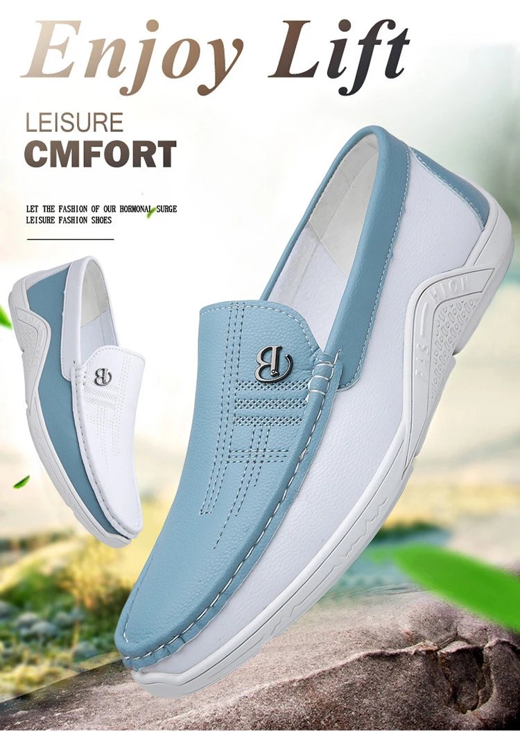 Men Cow Leather Casual Shoes Breathable White Sneakers Fashion Driving Walking Tennis Shoes for Male Flats Luxury Designer Shoes Men Cow Leather Casual Shoes Breathable White Sneakers Fashion Driving Walking Tennis Shoes for Male Flats Luxury Designer Shoes