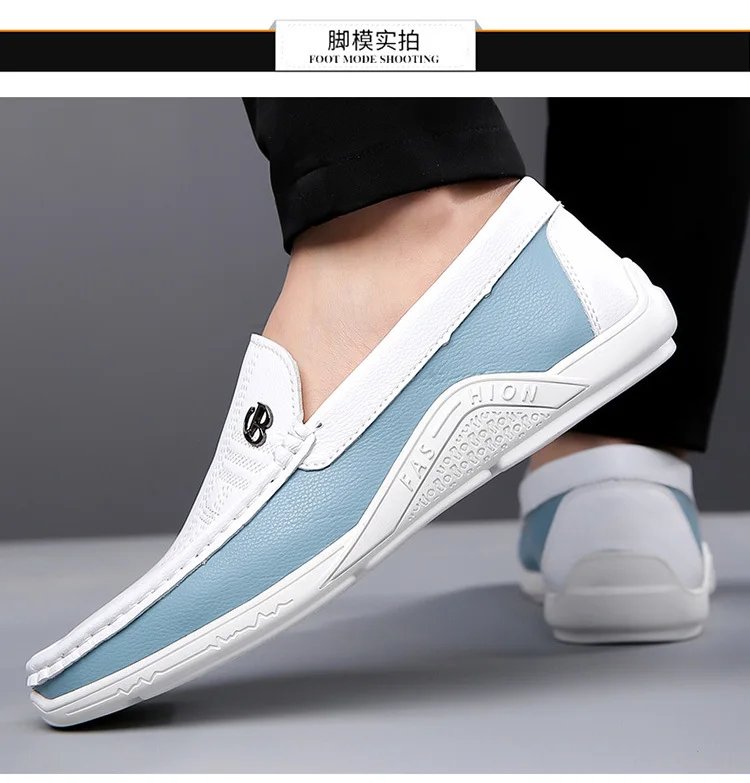 Men Cow Leather Casual Shoes Breathable White Sneakers Fashion Driving Walking Tennis Shoes for Male Flats Luxury Designer Shoes Men Cow Leather Casual Shoes Breathable White Sneakers Fashion Driving Walking Tennis Shoes for Male Flats Luxury Designer Shoes