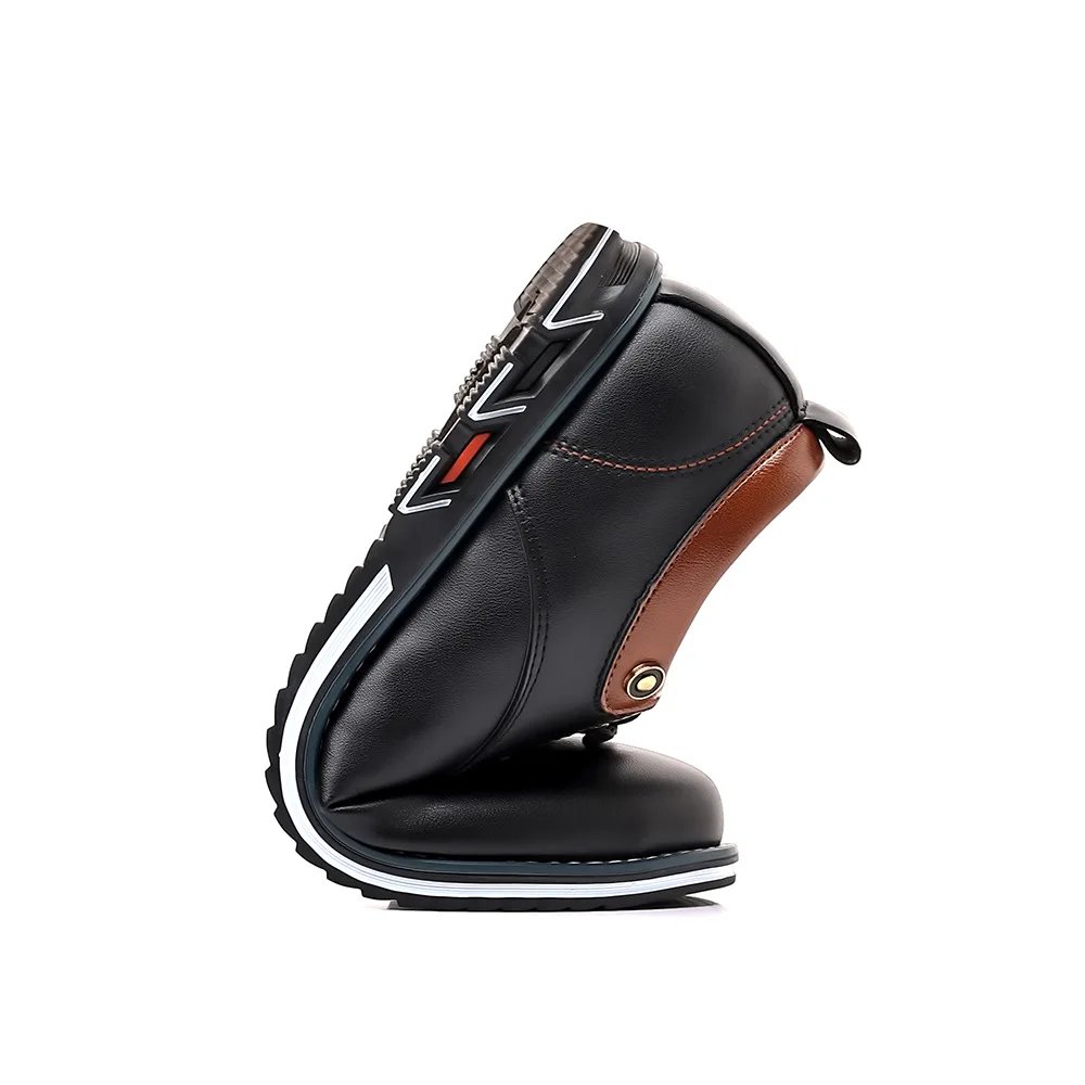 Luxury Men Business Shoes Brand Brown Leather Shoes for Men Comfor Fashion Office Dress Shoes High Quality Plus Size Men Loafers