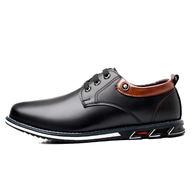 Luxury Men Business Shoes Brand Brown Leather Shoes for Men Comfor Fashion Office Dress Shoes High Quality Plus Size Men Loafers