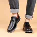 Luxury Men Business Shoes Brand Brown Leather Shoes for Men Comfor Fashion Office Dress Shoes High Quality Plus Size Men Loafers - Image 5