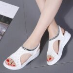 Women Sandals  Breathable Comfort Shopping Ladies Walking Shoes Wedge Heels Summer Platform Sandal Shoes Mujer Plus size 42 - Image 4