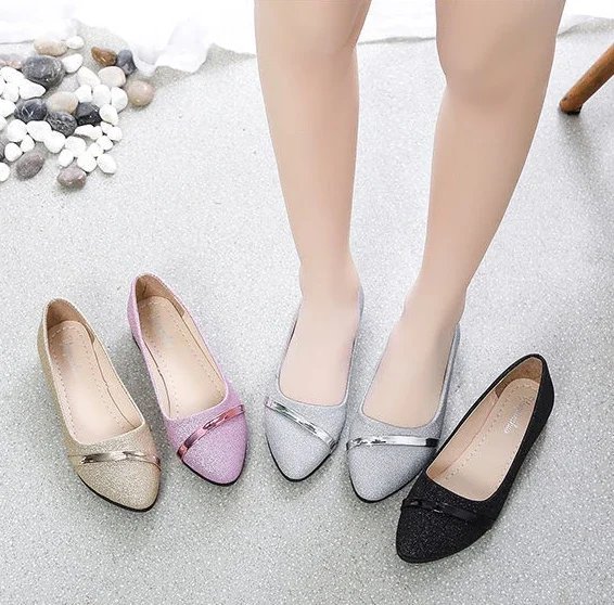 Pointed Toe Low Heel Elegant Shoes for Women Woman Pumps Y2k Fashion Popular Dress Stylish Footwear Genuine Mark Casual Non Slip
