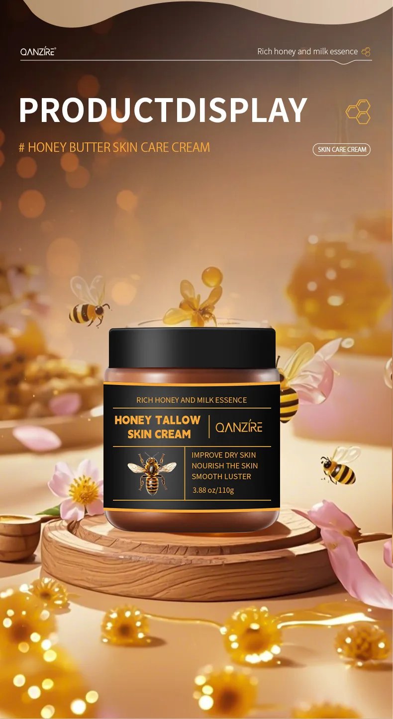 RICH Honey AND MILK ESSENCE Butter Skin Care Cream Honey Tallow Creme IMPROVE DRY SKIN NOURISH SMOOTH LUSTER RICH Honey AND MILK ESSENCE Butter Skin Care Cream Honey Tallow Creme IMPROVE DRY SKIN NOURISH SMOOTH LUSTER