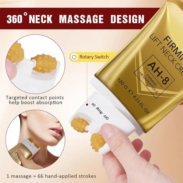 Firming Neck Cream For Wrinkles Skin Body Care Hexapeptide Lightens Neck Fine Lines Anti-aging Tightens Neck Whitening Lotions - Image 5