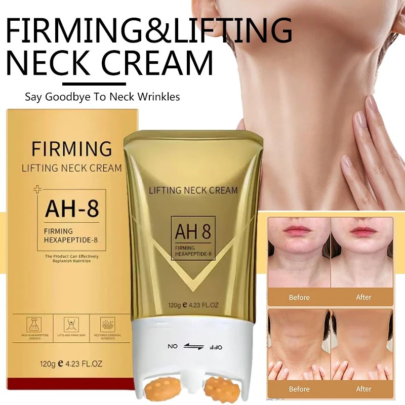 Firming Neck Cream For Wrinkles Skin Body Care Hexapeptide Lightens Neck Fine Lines Anti-aging Tightens Neck Whitening Lotions