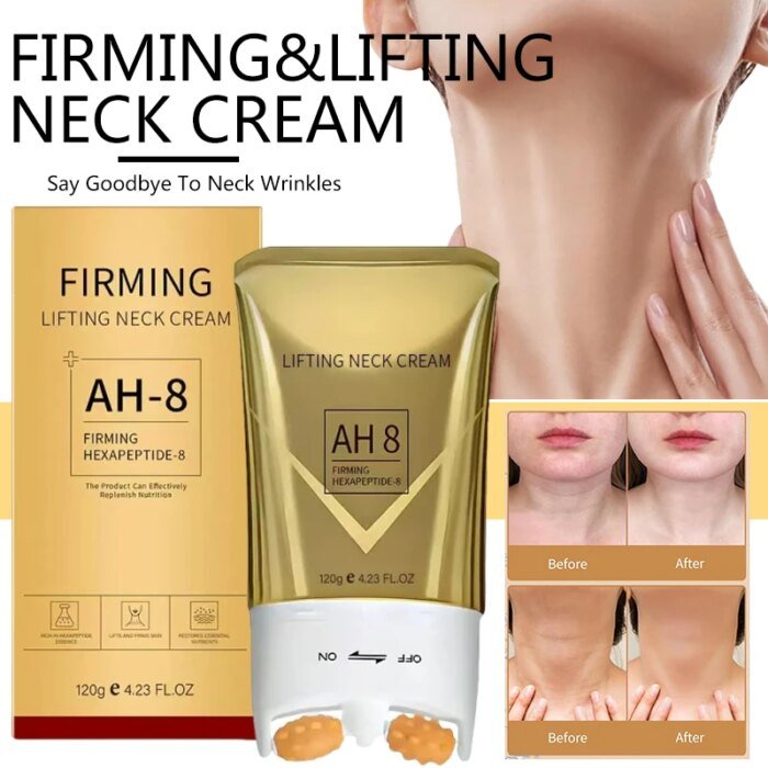 Firming Neck Cream For Wrinkles Skin Body Care Hexapeptide Lightens Neck Fine Lines Anti-aging Tightens Neck Whitening Lotions - Image 1