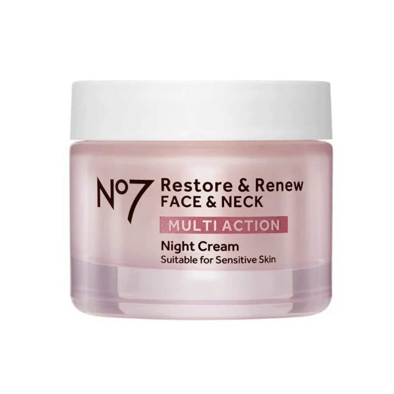 50g No7 Multi Action Face & Neck Cream 24H Hydration Skin Radiance,Moisture-Lock Formula for Dry/Dull Skin, Non-Greasy Renewal 50g No7 Multi Action Face & Neck Cream 24H Hydration Skin Radiance,Moisture-Lock Formula for Dry/Dull Skin, Non-Greasy Renewal