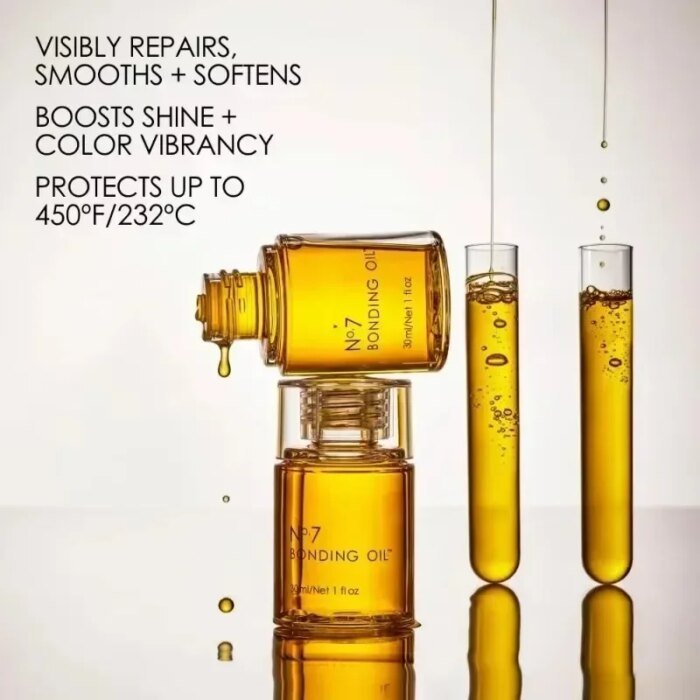 30ml No.7  Bonding Oil Original Hair Care Repair Damaged Essential Oil Conditioner Increases Shine Softness Color Vitality Frizz - Image 3
