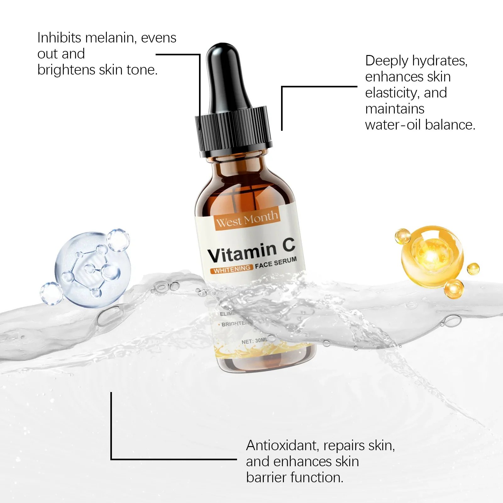 Vitamin C Whitening Serum Remove Freckles Dark Spots Face Essence Fade Melasma Melanin Brighten Repair Dull Skin Care Cosmetics Vitamin C Whitening Serum Remove Freckles Dark Spots Face Essence Fade Melasma Melanin Brighten Repair Dull Skin Care Cosmetics