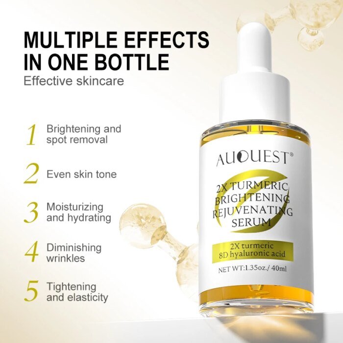 Niacinamide Face Serum Vitamin C Whitening Dark Spot Remover Serum Hyaluronic Acid Moisturizing Essence Facial Skin Care 40ml - Image 3
