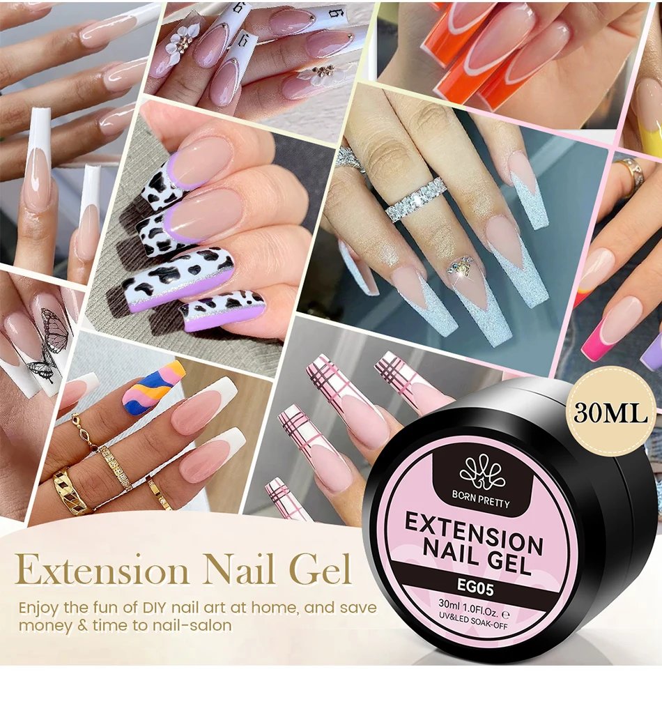 BORN PRETTY 30ml Milky White Hard Gel Jelly Nail Extension Gel Nail Polish Clear Acrylic Nail Color Soak Off UV Construction Gel BORN PRETTY 30ml Milky White Hard Gel Jelly Nail Extension Gel Nail Polish Clear Acrylic Nail Color Soak Off UV Construction Gel