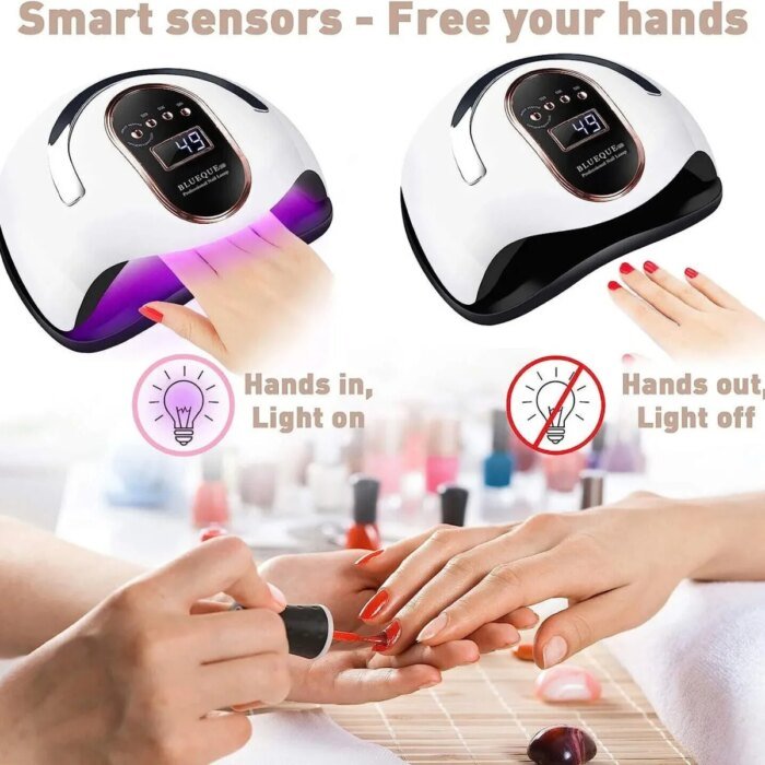 450W Lamp Nail LED UV Tool Professional Polish Dryer Gel Acrylic Curing Lights - Image 4