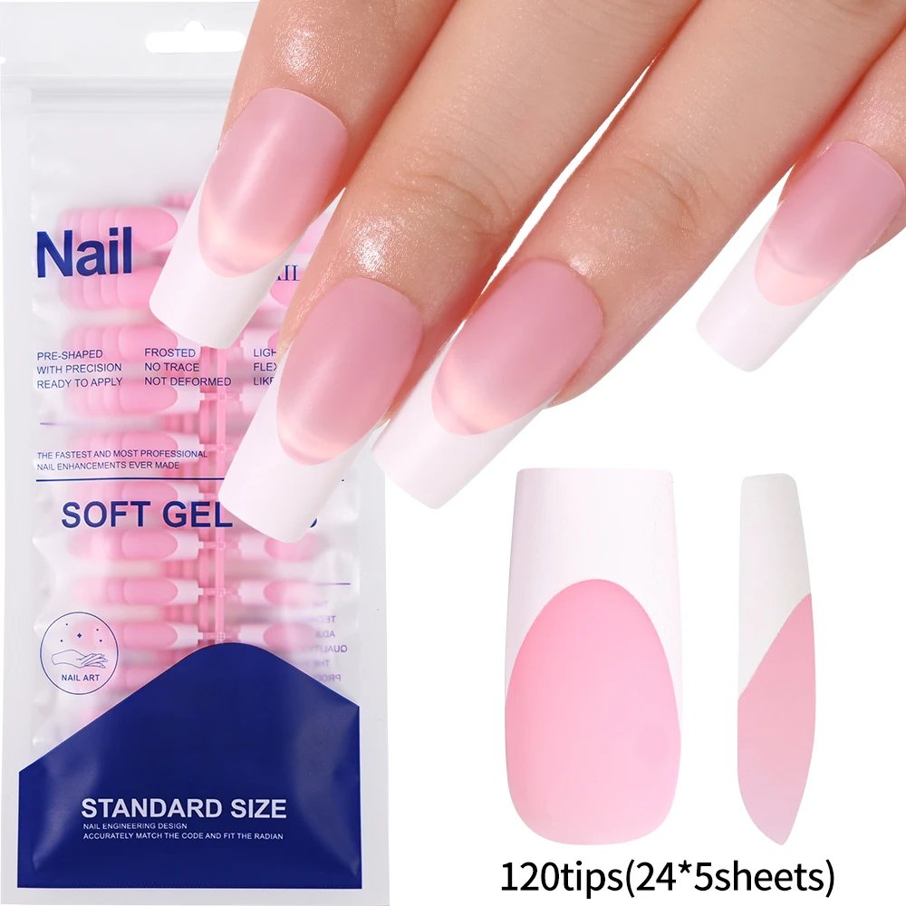 120pcs matte square