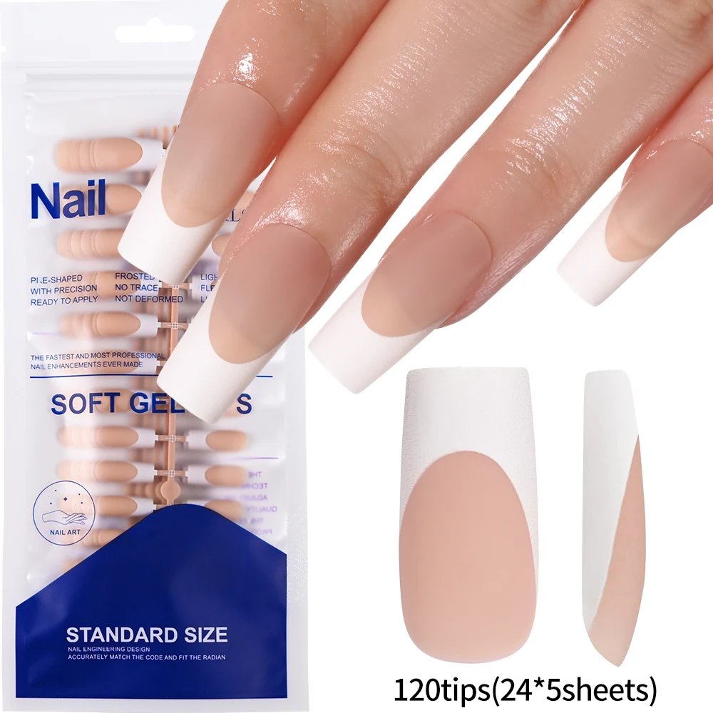 120pcs matte square